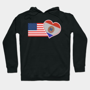 Paraguay T-Shirt USA Flag Spanish Paraguay Food Culture Hoodie